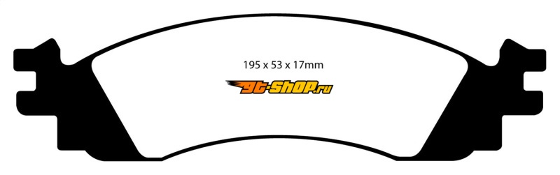 EBC Greenstuff Brake Pad Sets EBC DP61767
