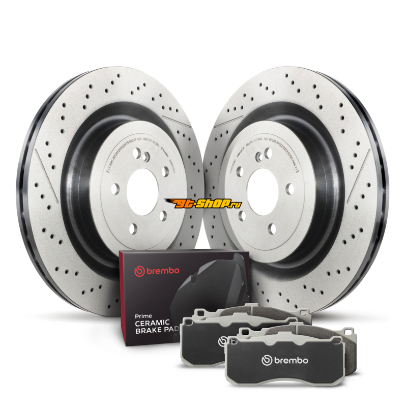 Brembo OE KT00B94 BRE UV Coated OE Equiv Rotors