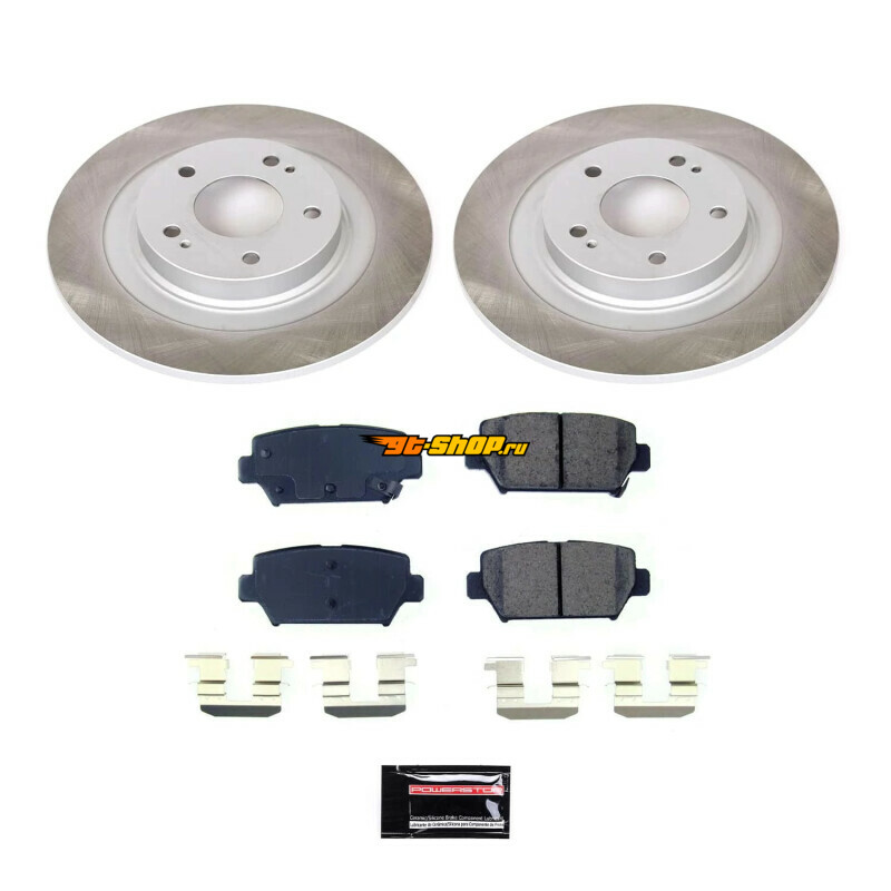 PSB Semi-Coated Rotor Kits PowerStop SC8434