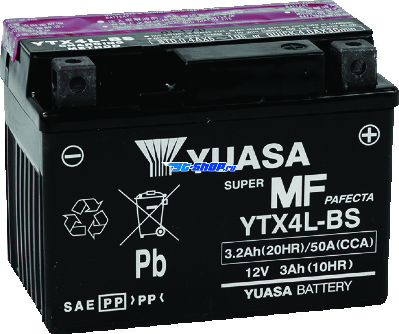 Yuasa Battery YUAM62X4B YSA Maintenance Free Battery