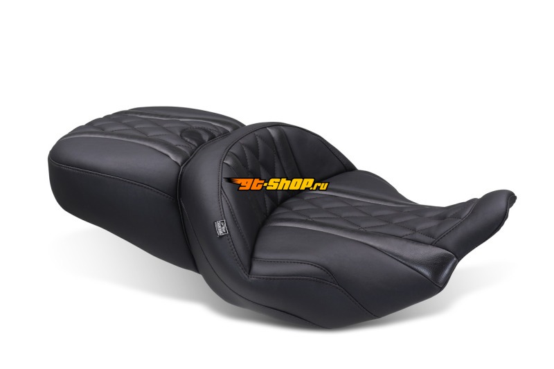 Mustang Motorcycle 89411 MMP One-Piece 2 Up Seat
