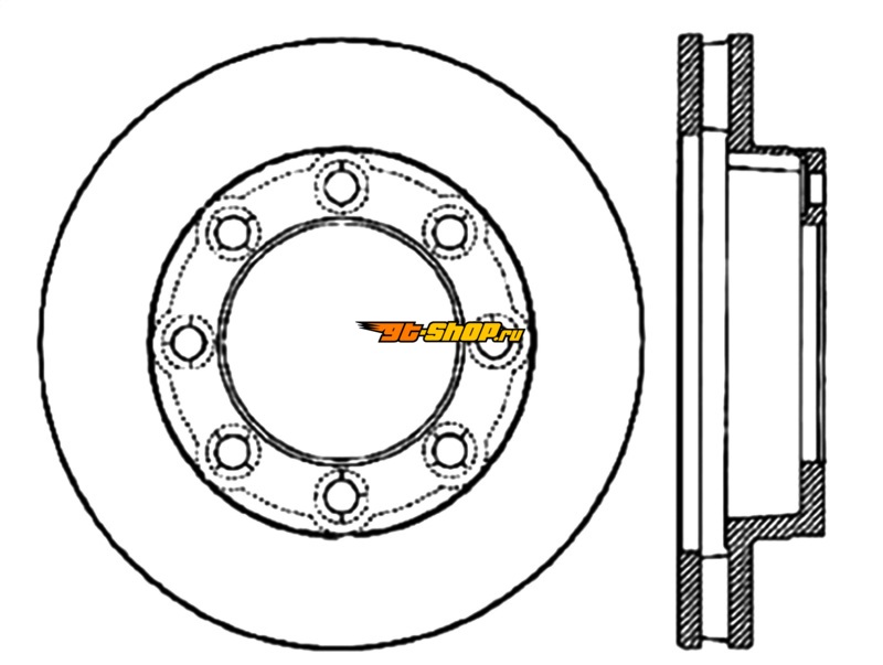 ST Slot & Drill Brake Rotors Stoptech 127.66003R