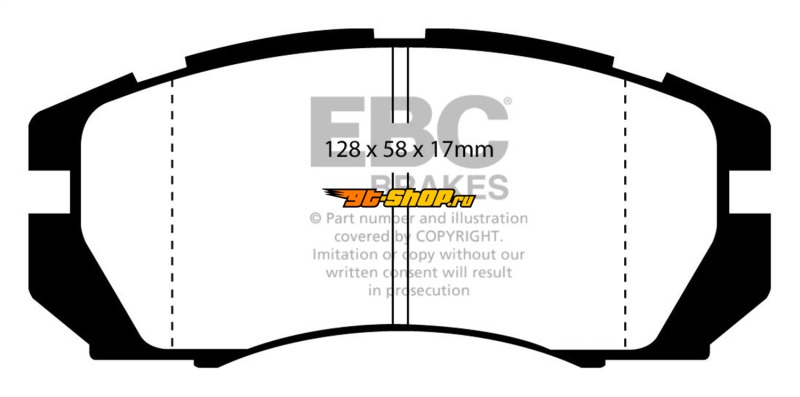 EBC Bluestuff Brake Pad Sets EBC DP5966NDX