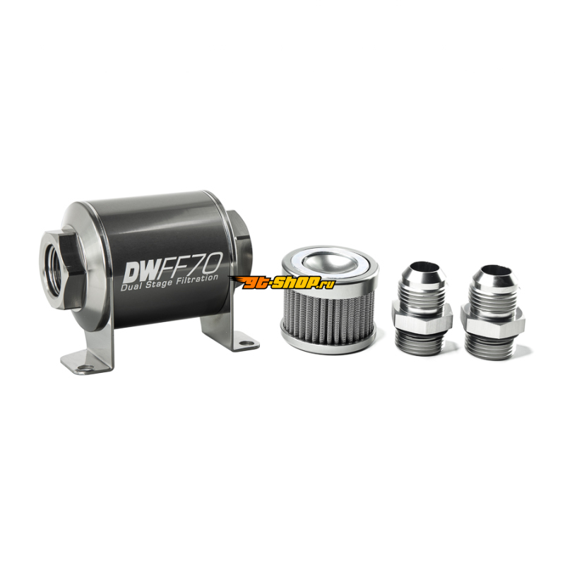 DeatschWerks 8-03-070-100K-10 DW 70mm Fuel Filter Kit