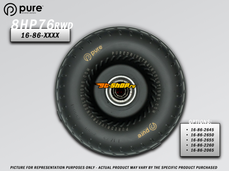 PDS Billet Race Torque Converter Pure Drivetrain Solutions 16-86-2650
