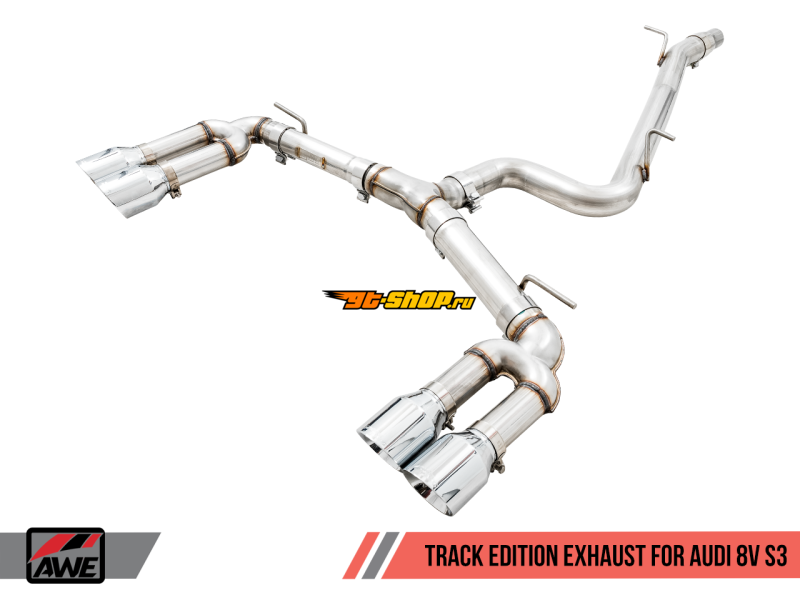 AWE Tuning 3015-42142 AWE Cat-Back Track
