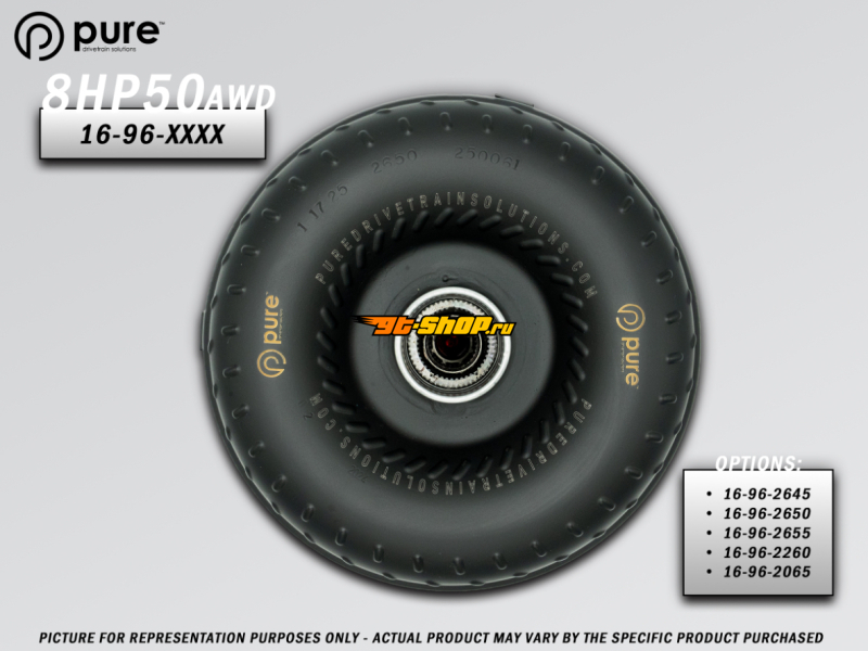 PDS Billet Race Torque Converter Pure Drivetrain Solutions 16-96-2645