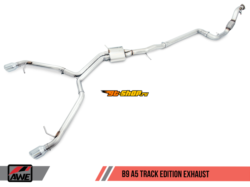 AWE Tuning 3020-33034 AWE Cat-Back Track