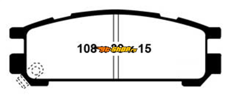 EBC Yellowstuff Brake Pad Sets EBC DP4821R