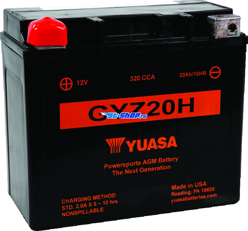 Yuasa Battery YUAM72RGH YSA Maintenance Free Battery
