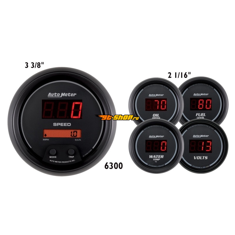 AutoMeter 6300 AM Sport-Comp Gauges