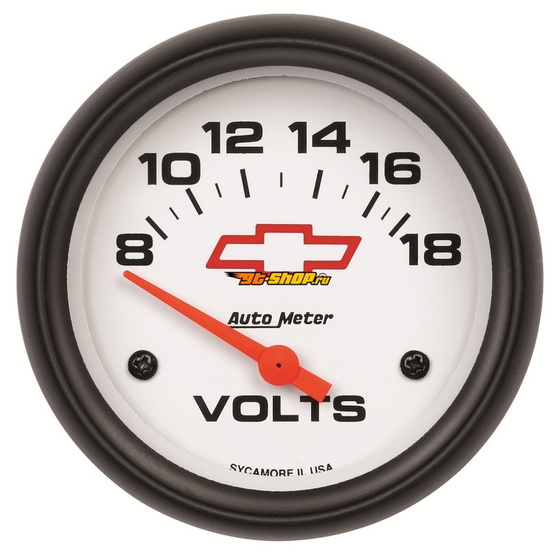 AutoMeter 5891-00406 AM Chevy White Gauges
