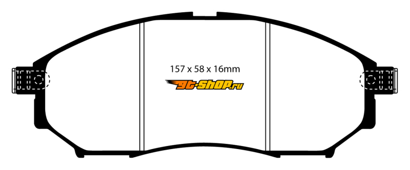 EBC Bluestuff Brake Pad Sets EBC DP51671NDX
