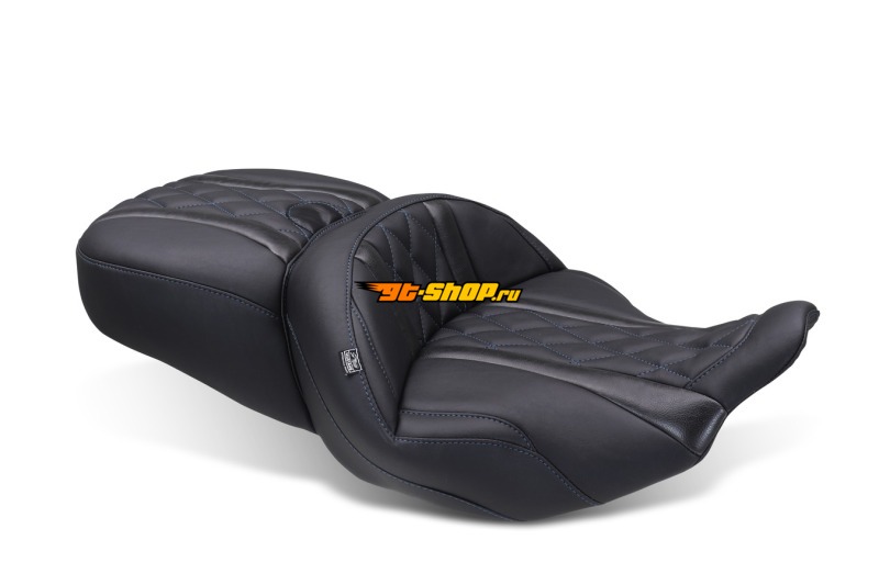Mustang Motorcycle 89411SB MMP One-Piece 2 Up Seat