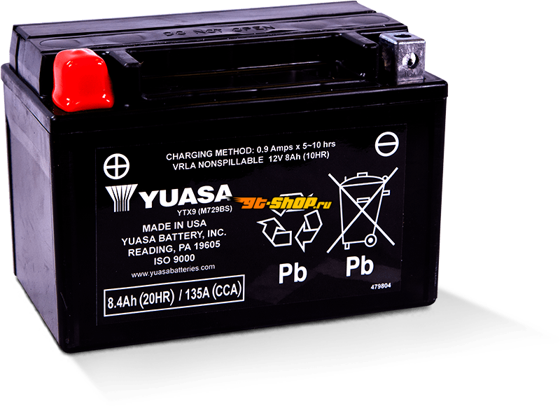 Yuasa Battery YUAM729BSTWN YSA Maintenance Free Battery