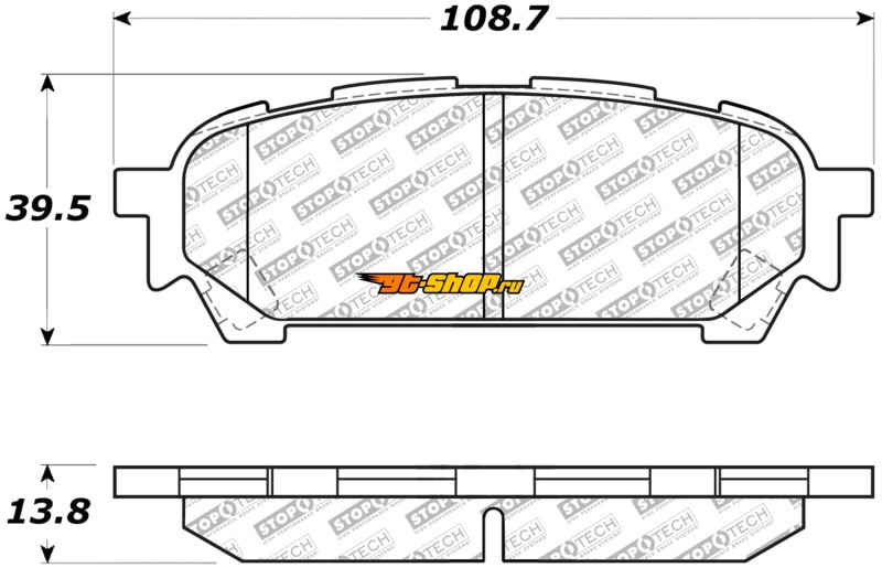 Stoptech 305.10040 ST Street Brake Pads
