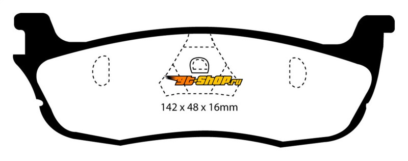 EBC Greenstuff Brake Pad Sets EBC DP61601