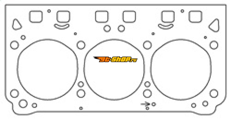 Cometic Gasket C5721-120 CG Head Gaskets