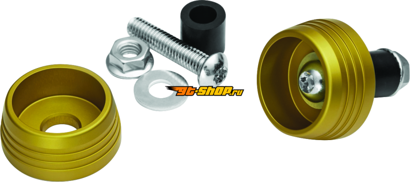 KUR Axle Nut Caps C Kuryakyn 3801