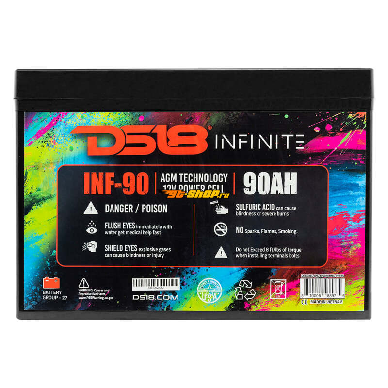 DS18 INF-90 DSE Infinite AGM Power Cell Batteries
