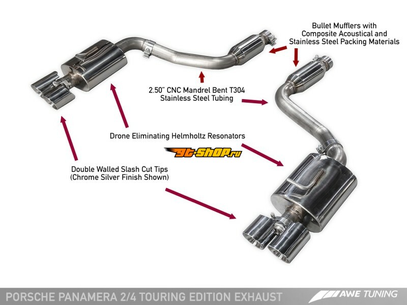 AWE Tuning 3015-42042 AWE Cat-Back Touring
