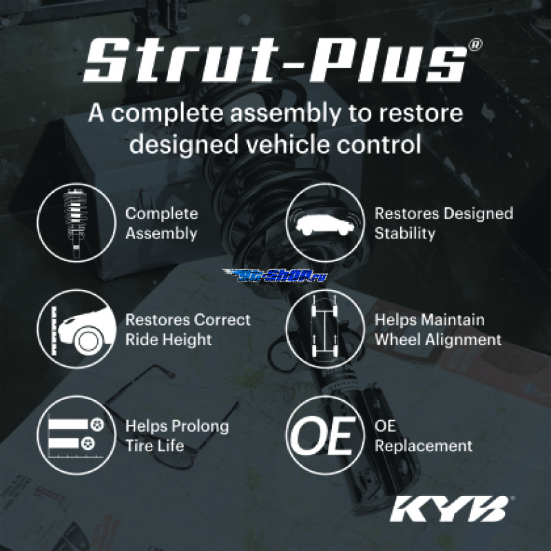 KYB SR4820 KYB Shocks & Struts Strut Plus