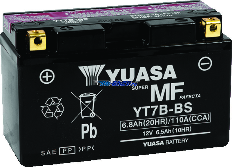 Yuasa Battery YUAM62T7B YSA Maintenance Free Battery