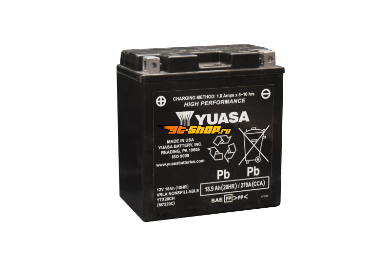 Yuasa Battery YUAM7220C YSA Maintenance Free Battery