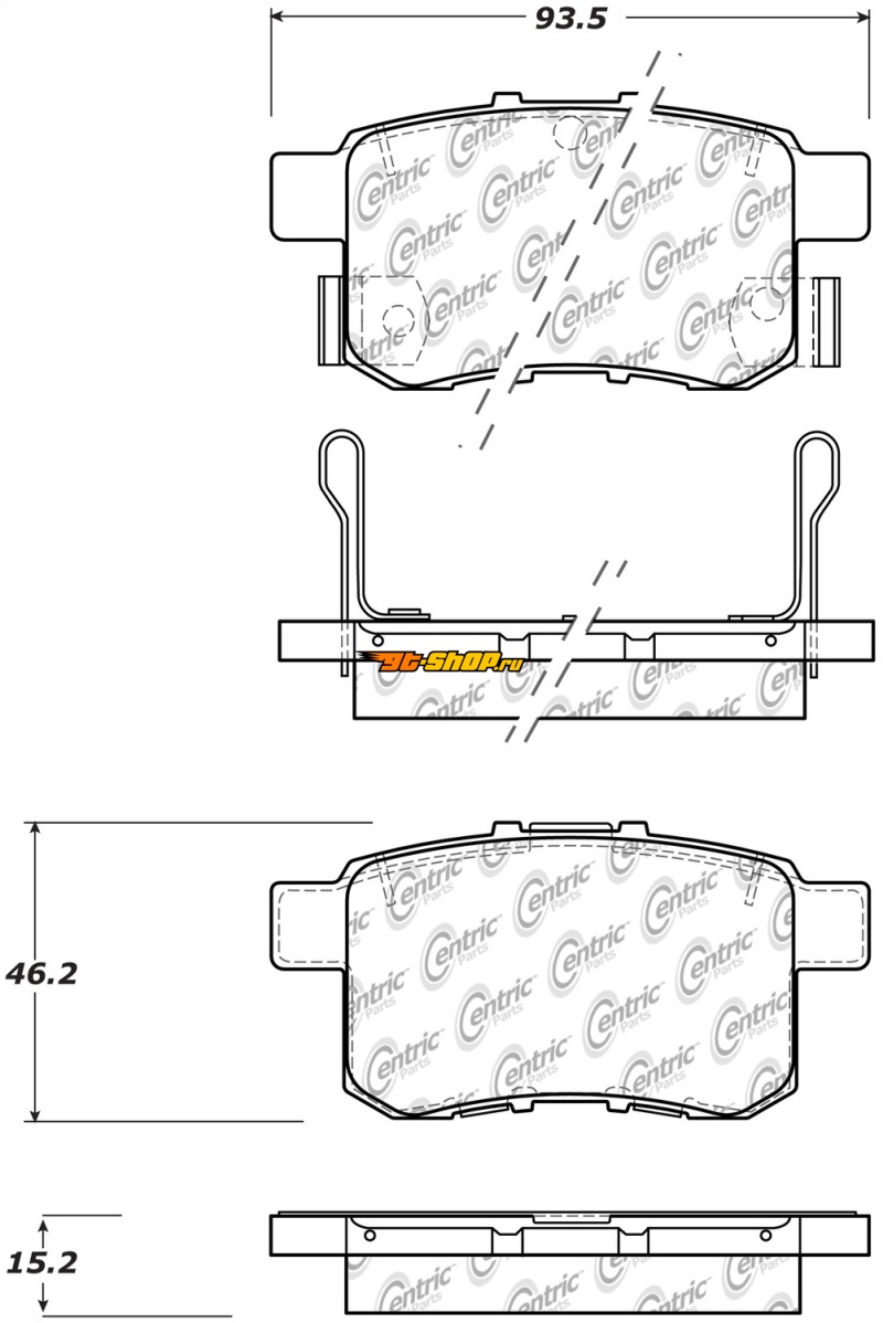 ST Sport Brake Pads Stoptech 309.14510