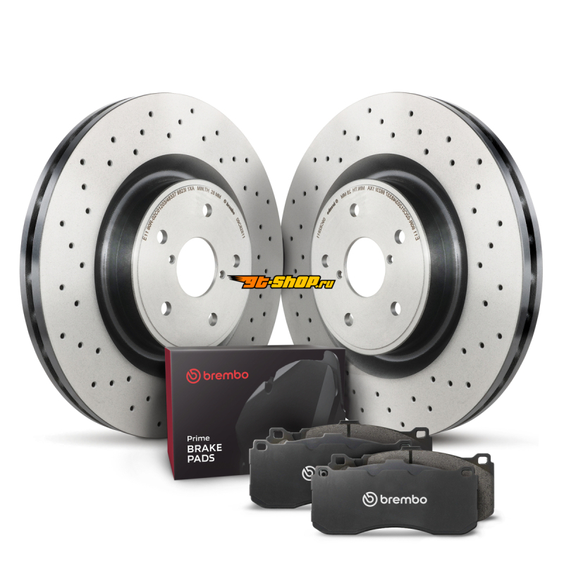 Brembo OE KT04256 BRE UV Coated OE Equiv Rotors