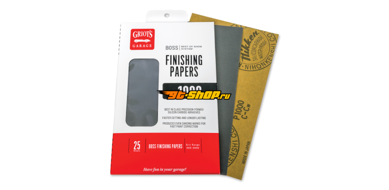 Griots Garage B1025 GRG BOSS Finishing Papers