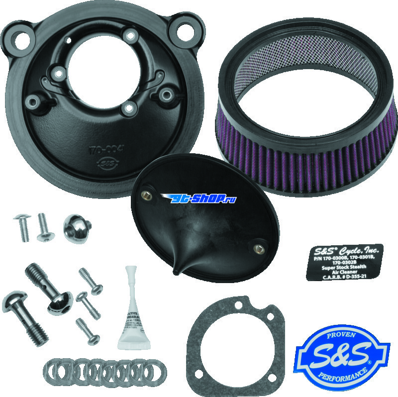 S&S Cycle 170-0302E SSC Air Cleaner Kits