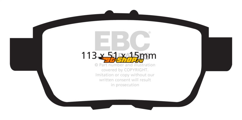 EBC Greenstuff Brake Pad Sets EBC DP61754