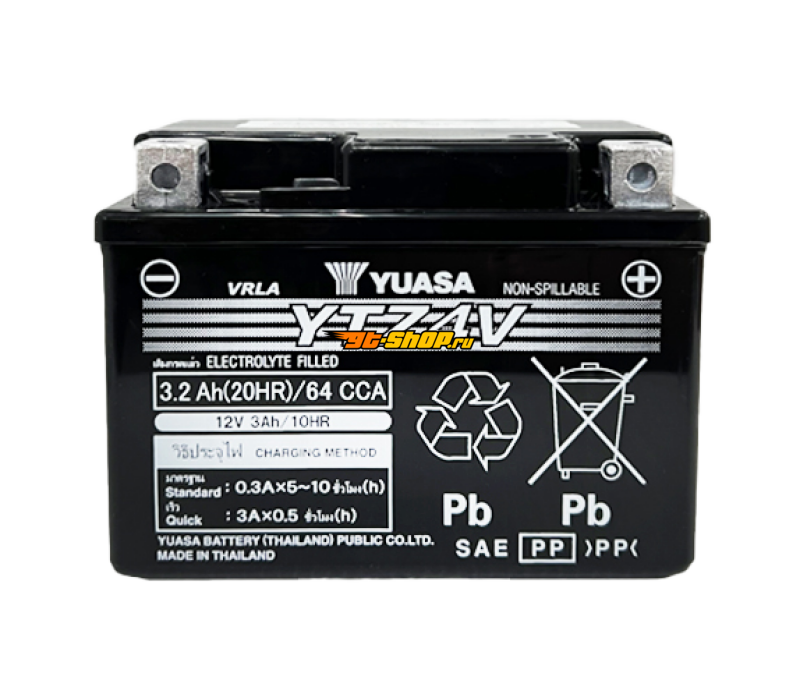 Yuasa Battery YUAM726ZS YSA Maintenance Free Battery