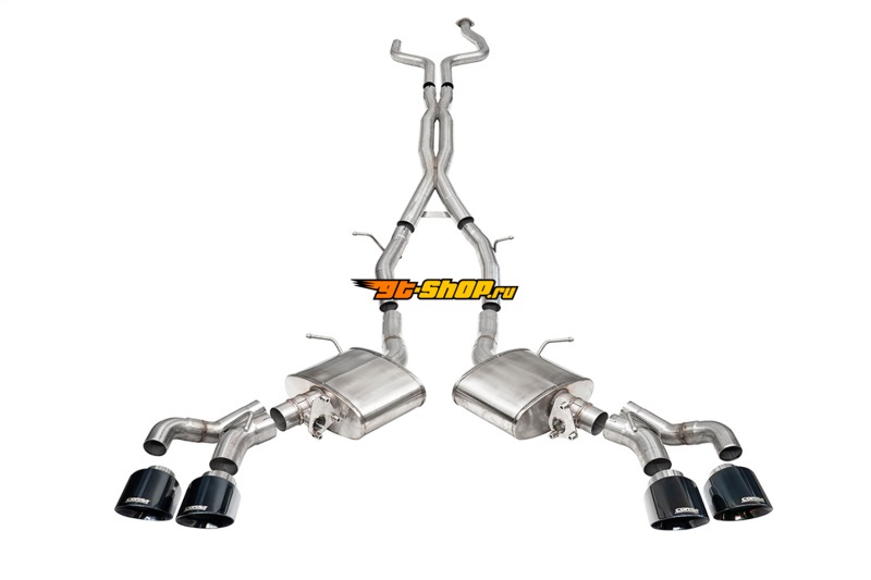 CORSA Performance 21320BLK COR Cat-Back + X-Pipe Sport