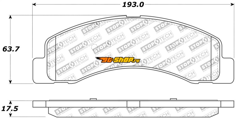 ST Sport Brake Pads Stoptech 309.07560