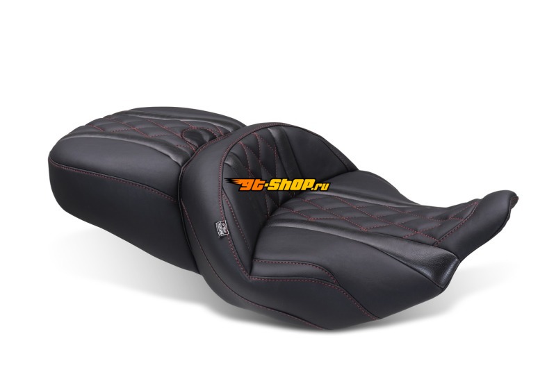 Mustang Motorcycle 89411DC MMP One-Piece 2 Up Seat