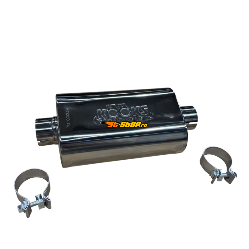 KSH Univ Polished Muffler Kooks Headers KO250-12-CI