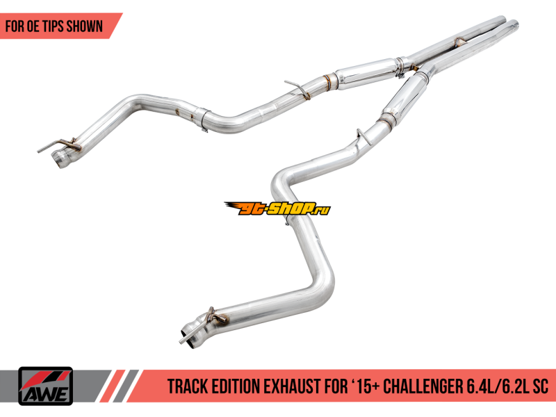 AWE Tuning 3015-11050 AWE Cat-Back Track