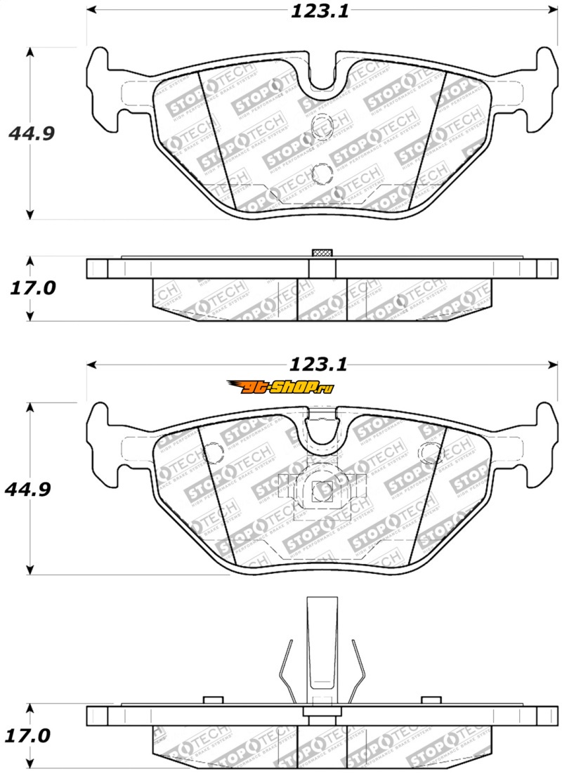 Stoptech 308.06920 ST Street Brake Pads