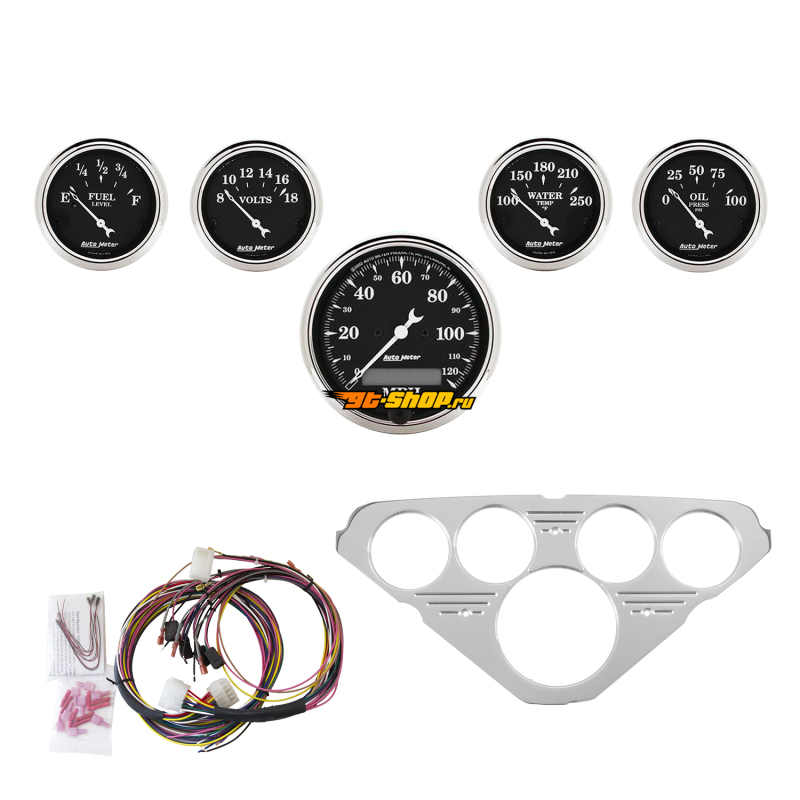 AutoMeter 7036-OTB AM Car Billet Dash Panel/Adapt