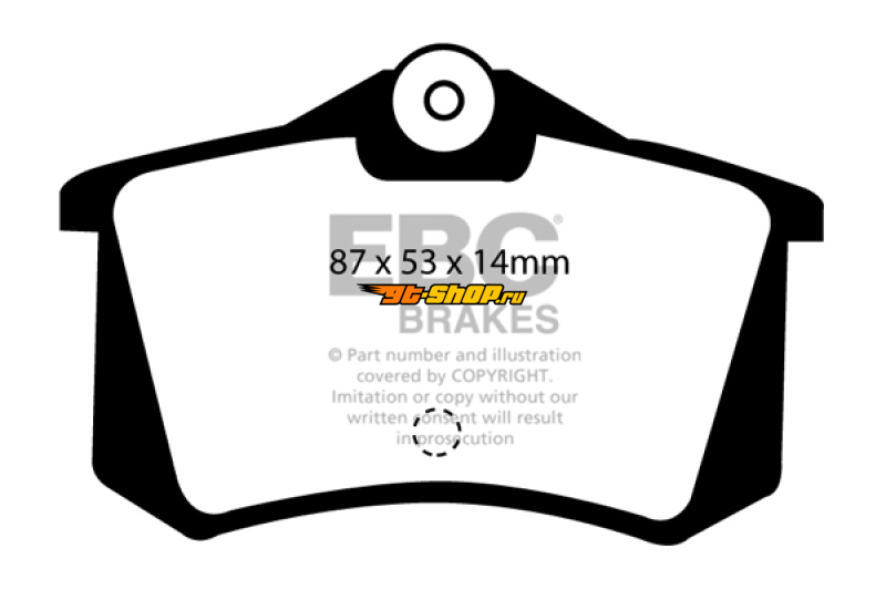 EBC Yellowstuff Brake Pad Sets EBC DP4999R