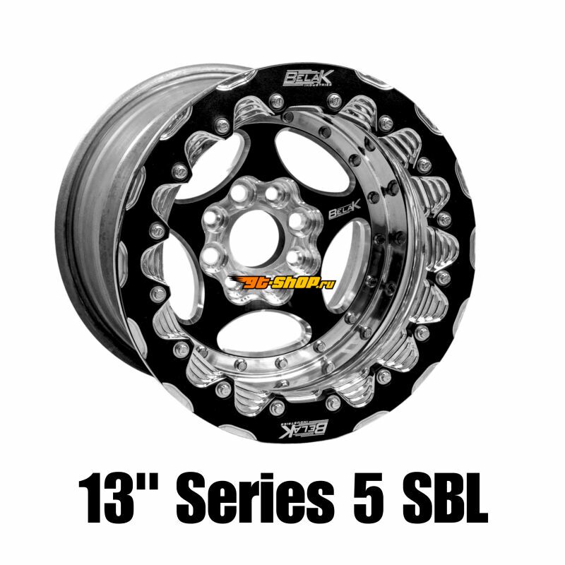Belak Wheels 13104100S55BS-SBL BLK Series 5 Wheels