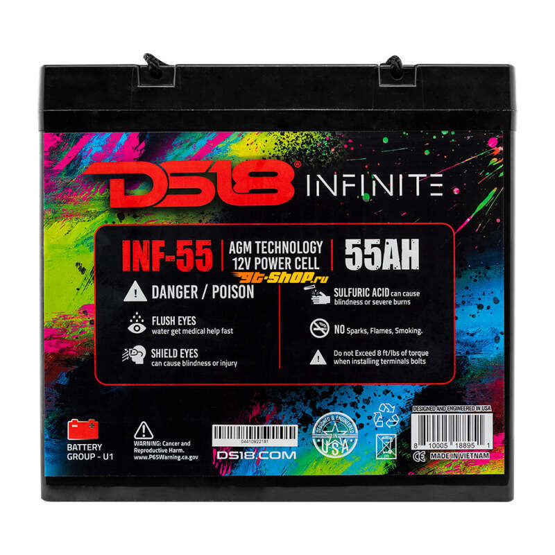 DS18 INF-55 DSE Infinite AGM Power Cell Batteries