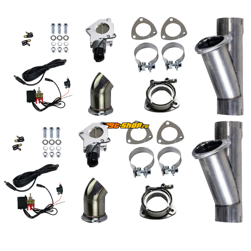 GMS Electronic Exhaust Cutouts Granatelli Motor Sports 303525D