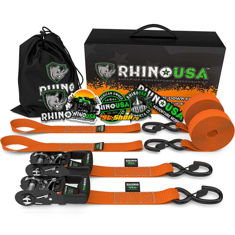 RSA Tie Down Kits Rhino USA HDKIT-2PK-ORG