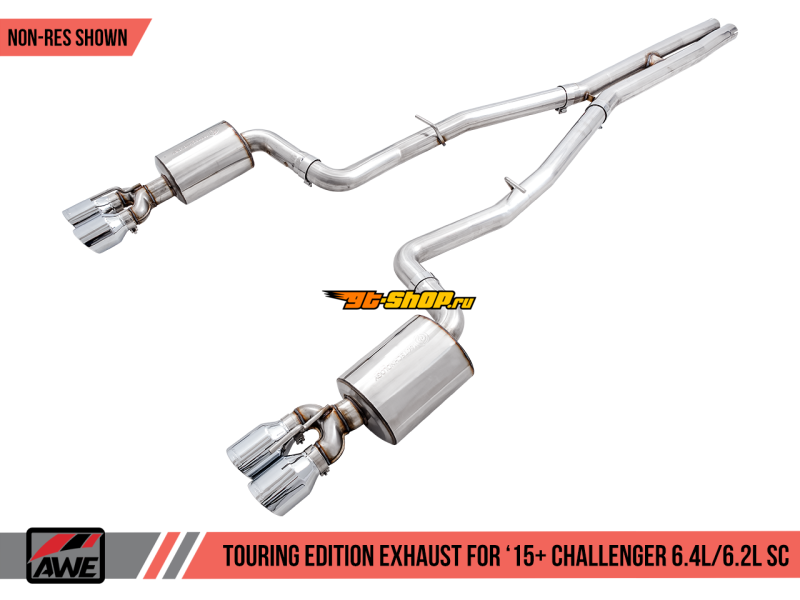 AWE Tuning 3020-42074 AWE Cat-Back Touring