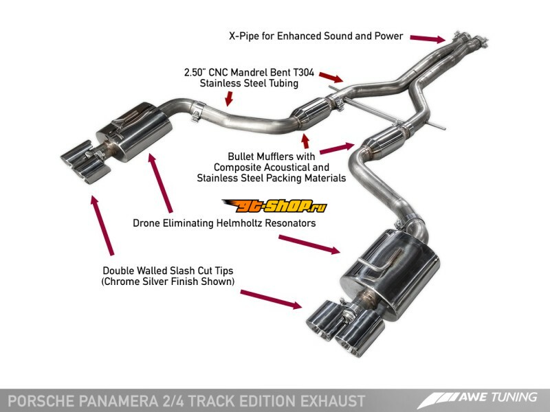 AWE Tuning 3020-42022 AWE Cat-Back Track