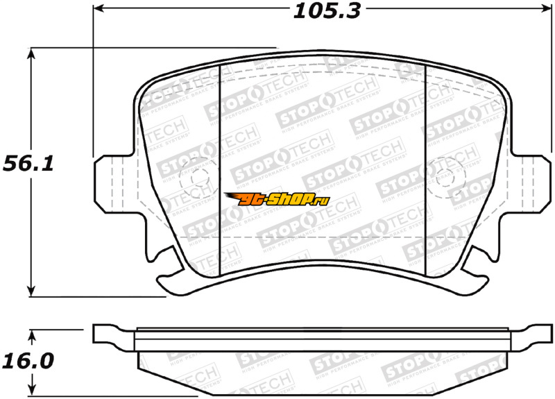 ST Sport Brake Pads Stoptech 309.11081