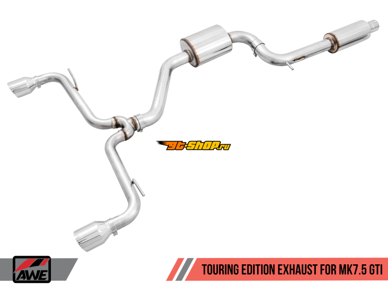 AWE Tuning 3015-32096 AWE Cat-Back Touring